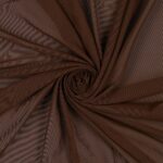Tessuto Mesh (Tulle) Bielastico - Cioccolato - Mezzo Metro