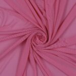 Tessuto Mesh (Tulle) Bielastico - Rosa Shock - Mezzo Metro