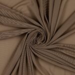 Tessuto Mesh (Tulle) Bielastico - Fango Scuro - Mezzo Metro