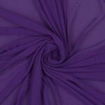 Tessuto Mesh (Tulle) Bielastico - Melanzana - Mezzo Metro