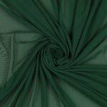 Tessuto Mesh (Tulle) Bielastico - Verde Scuro - Mezzo Metro