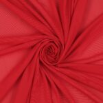 Tessuto Mesh (Tulle) Bielastico - Rosso Sangue - Mezzo Metro