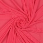 Tessuto Mesh (Tulle) Bielastico - Rosa Sorrento - Mezzo Metro