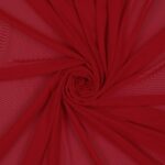 Tessuto Mesh (Tulle) Bielastico - Scarlatto - Mezzo Metro