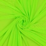 Tessuto Mesh (Tulle) Bielastico - Verde Fluo - Mezzo Metro