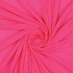 Tessuto Mesh (Tulle) Bielastico - Fucsia Fluo - Mezzo Metro