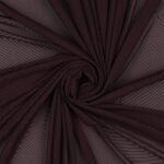Tessuto Mesh (Tulle) Bielastico - Prugna Scuro - Mezzo Metro