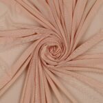 Tessuto Mesh (Tulle) Bielastico - Cipria - Mezzo Metro