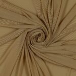 Tessuto Mesh (Tulle) Bielastico - Cappuccino - Mezzo Metro