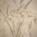 Tessuto Cupro Satin Manoseta Debacato - al Metro - CREMA