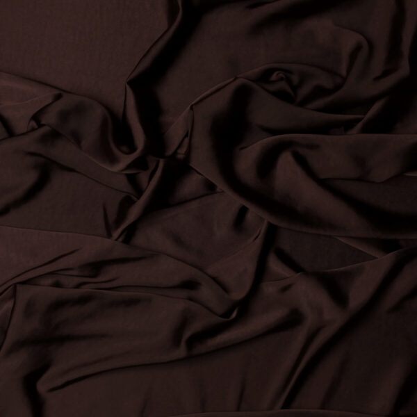 Tessuto Cupro Satin Manoseta Debacato - al Metro - MOKA LUXE
