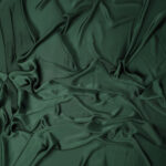 Tessuto Cupro Satin Manoseta Debacato - al Metro - VERDE INGLESE