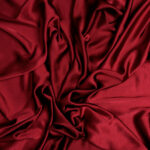 Tessuto Cupro Satin Manoseta Debacato - al Metro - BORDEAUX