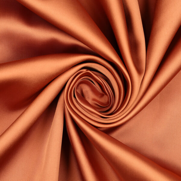 Tessuto Mikado Tinta Unita – al Metro – Ruggine