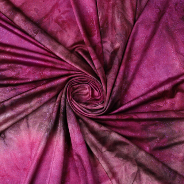 Lycra Bielastica Maltinta Glitter al Metro - Uva Glitter Viola