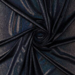 Lycra Fantasia Glitter Foil New - al Metro - Blu Navy