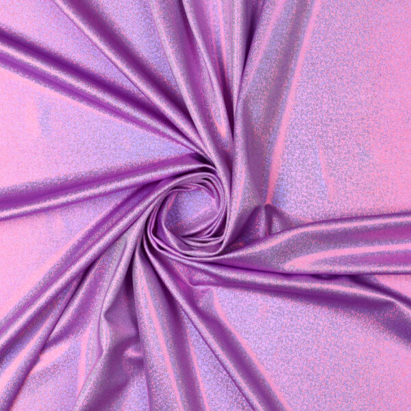 Lycra Fantasia Glitter Foil New - al Metro - Lilla