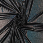 Lycra Fantasia Glitter Foil New - al Metro - Nero glitter Nero