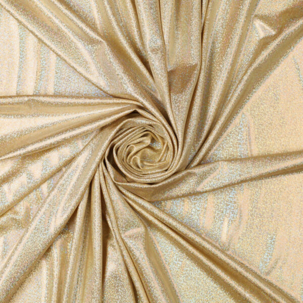Lycra Fantasia Glitter Foil New - al Metro - Nudo glitter Argento