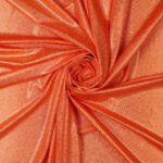 Lycra Fantasia Glitter Puntinato New - al Metro - Arancio Fluo