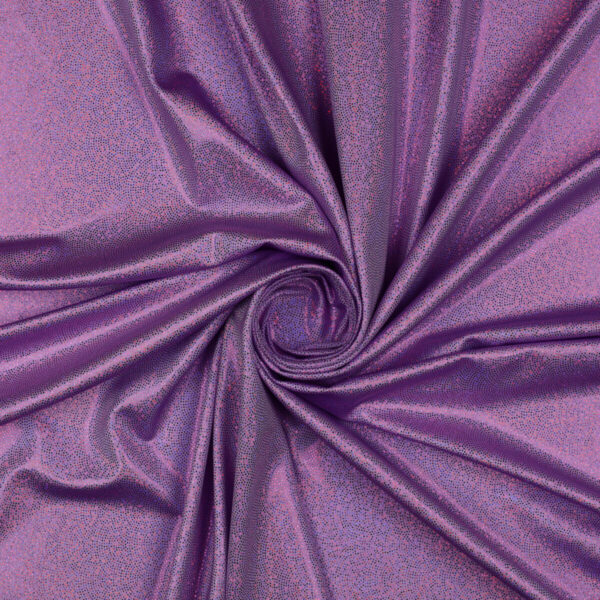 Lycra Fantasia Glitter Puntinato New - al Metro - Lilla