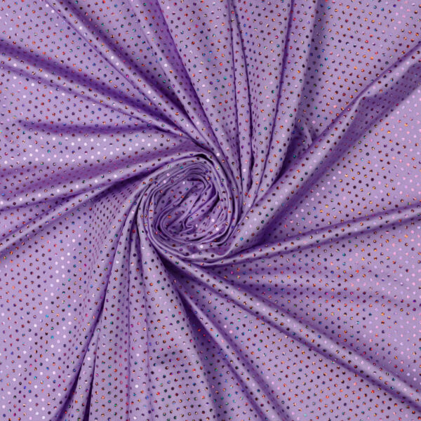 Lycra Fantasia Lux - al Metro - Lilla Paillettes Lilla