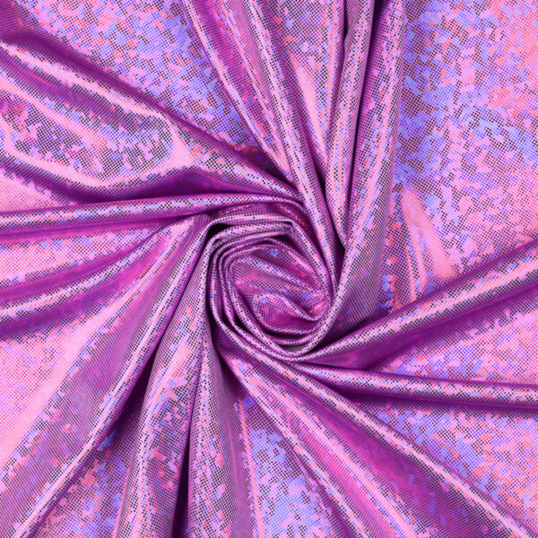 Lycra Fantasia Specchio New - al Metro - Lilla