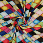 Lycra Fantasia Carnival Arlecchino Glow 2