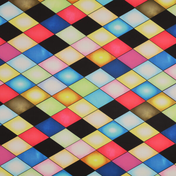 Lycra Fantasia SGV Carnival - Arlecchino Glow