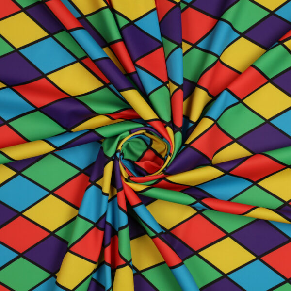 Lycra Fantasia Carnival Arlecchino Gaudì 2