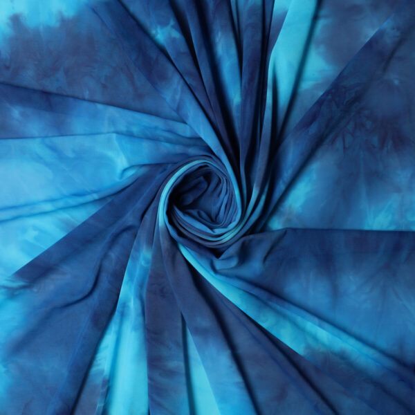 Mesh (Tulle) Bielastico Maltinto al metro - Caraibi