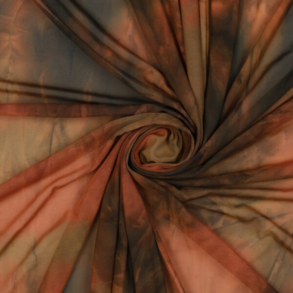 Mesh (Tulle) Bielastico Maltinto al metro - Army