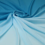 Mesh (Tulle) Bielastico Degradé al Metro - Oceano Sfumato