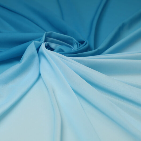 Mesh (Tulle) Bielastico Degradé al Metro - Oceano Sfumato