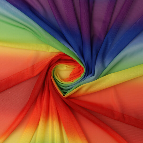 Mesh (Tulle) Bielastico Degradé al Metro - Peace