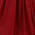 Tessuto Mesh (Tulle) Monoelastico Glitter Polvere di Stelle - al Metro - Bordeaux Glitter Argento