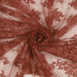 Pizzo Macramè Pregiato - Fantasia Giglio - al Metro - Mattone