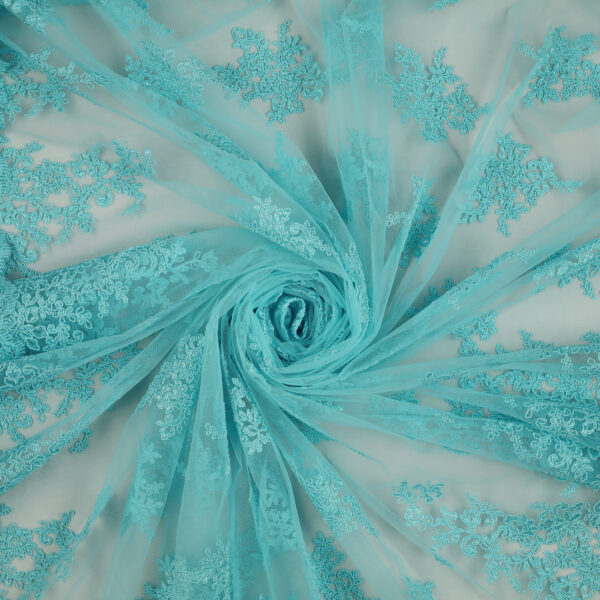 Pizzo Macramè Pregiato - Fantasia Giglio - Mezzo Metro - Tiffany