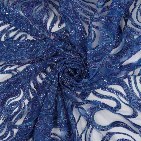 Pizzo Macramè Pregiato – Fantasia Onde – Mezzo Metro – Royal