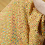 Paillettes Elastica Cerchio - al Metro - Oro Paillettes Oro